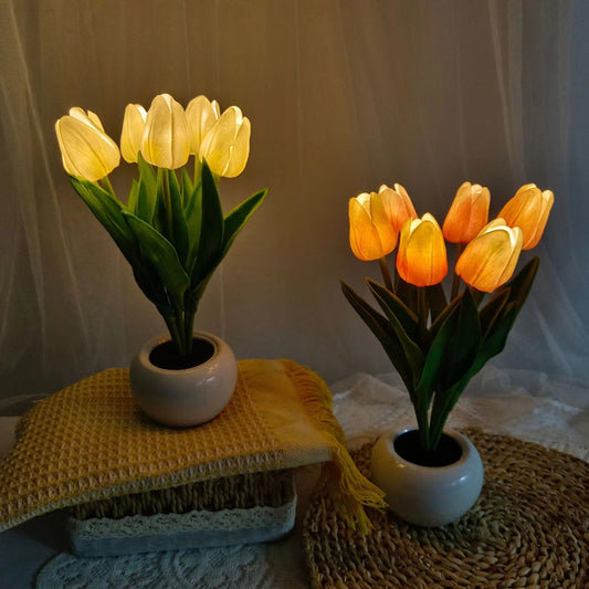 Tulips Night Light Table Lamp